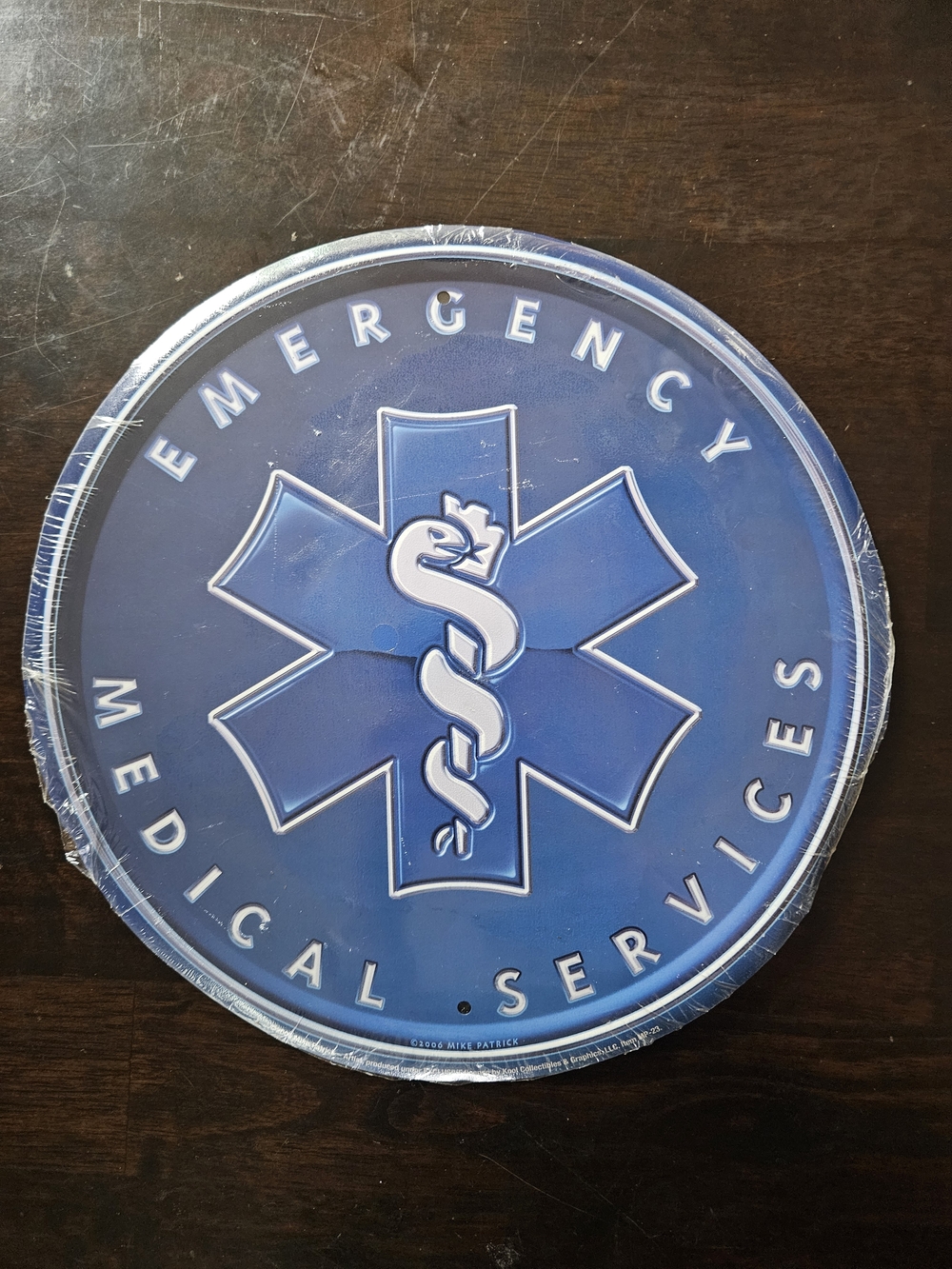 Emergency Medical Services Blue Star of Life Wall Decal